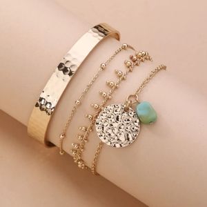 Anthro Stacked bangle bracelets